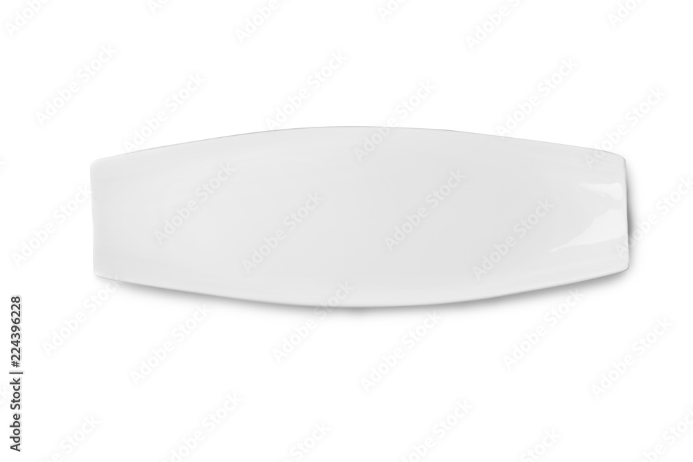 Ceramic plate with space for text on white background, top view. Washing dishes Ceramic plate with space for text on white background, top view. Washing dishes