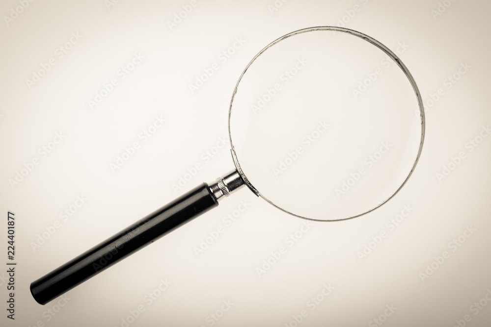 Fototapeta premium Magnifying glass