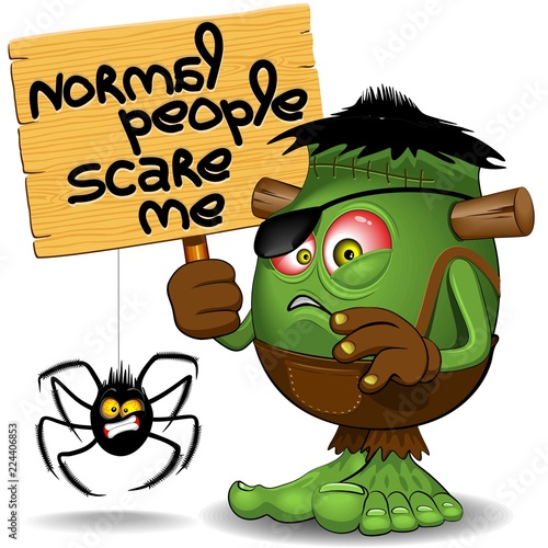 'Normal People Scare Me' Humorous Character  