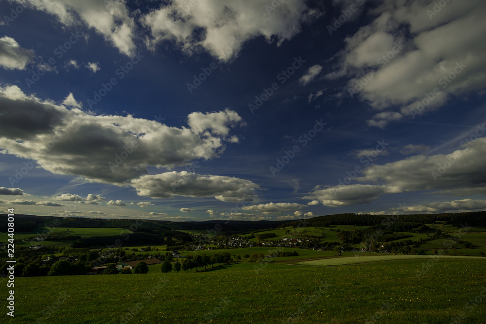 Obraz premium Die letzten Sommertage verursachen wunderschöne Landschaften
