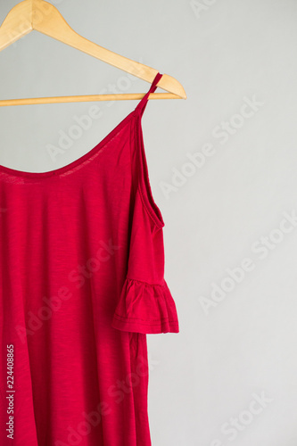 Vestido rojo de verano