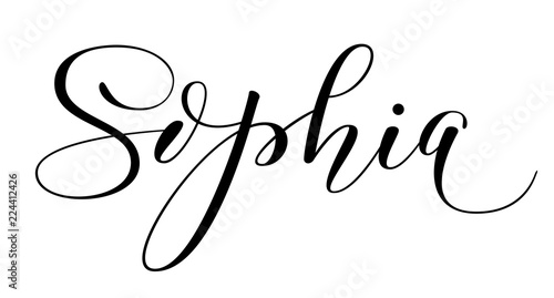 Girl's Name - Sophia