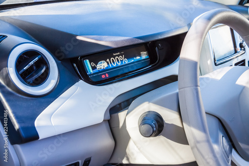 Obraz na płótnie E-Auto Cockpit