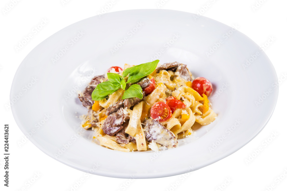 pasta with veal