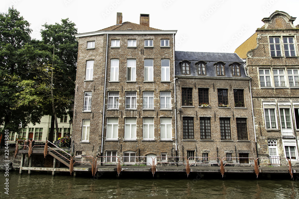 Old building in the city of Ghent