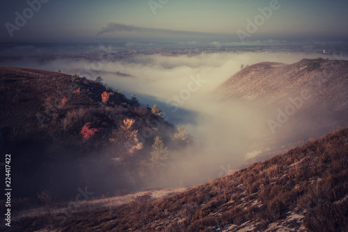 Autumn chalky hills