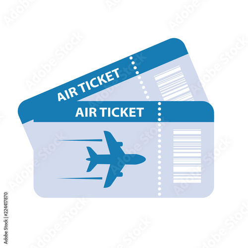 Air ticket vector icon