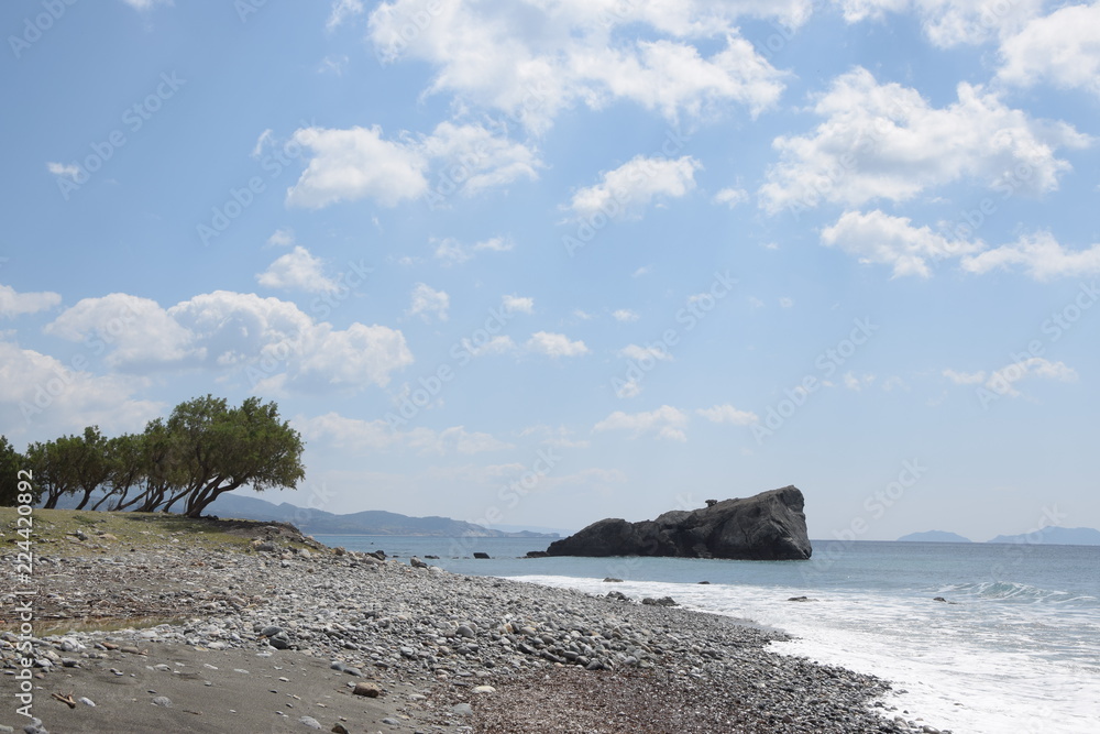 Dionyssos Beach auf Kreta