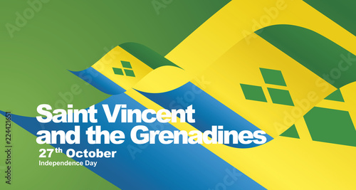 Saint Vincent and the Grenadines Independence Day landscape background