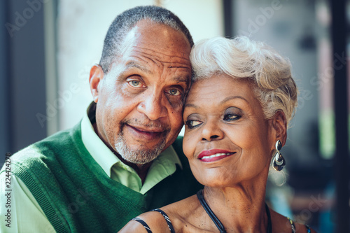 Portrait of senior couple photo