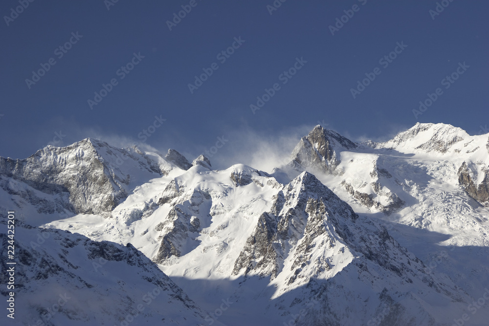 Mountain winter landscape.