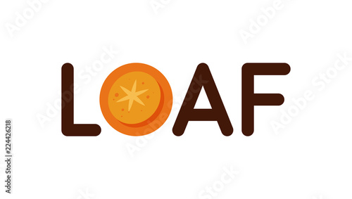 Loaf Bread isolated on whit...