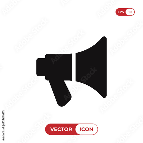 Megaphone icon vector illustration