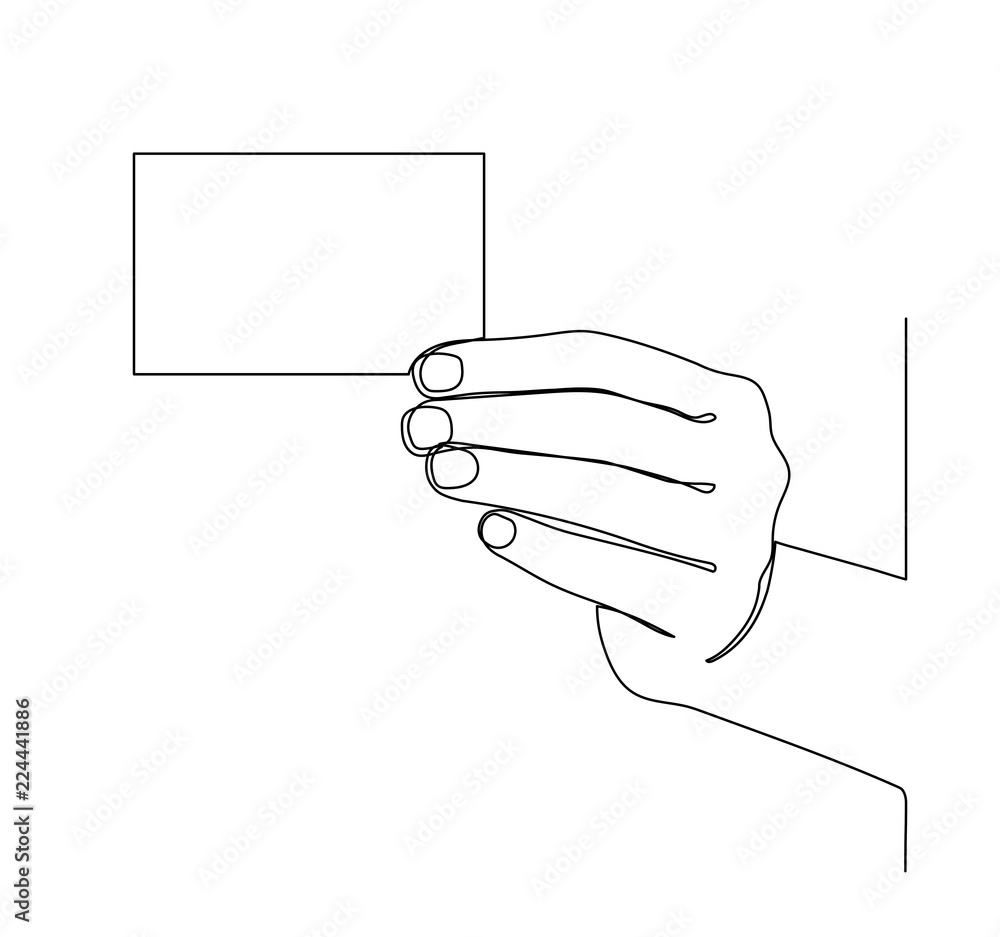 Hand holding paper isolated on white Hand holding paper isolated on white