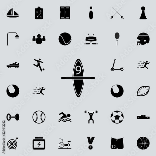 Canoe icon. Sport icons universal set for web and mobile