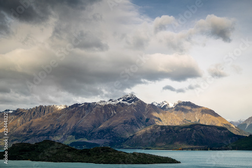 Queenstown Mountains Clouds Lakes and Islands