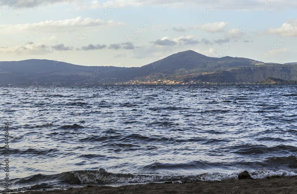 Lake Bracciano at sunset (Lazio, Italy) Lake Bracciano at sunset (Lazio, Italy)