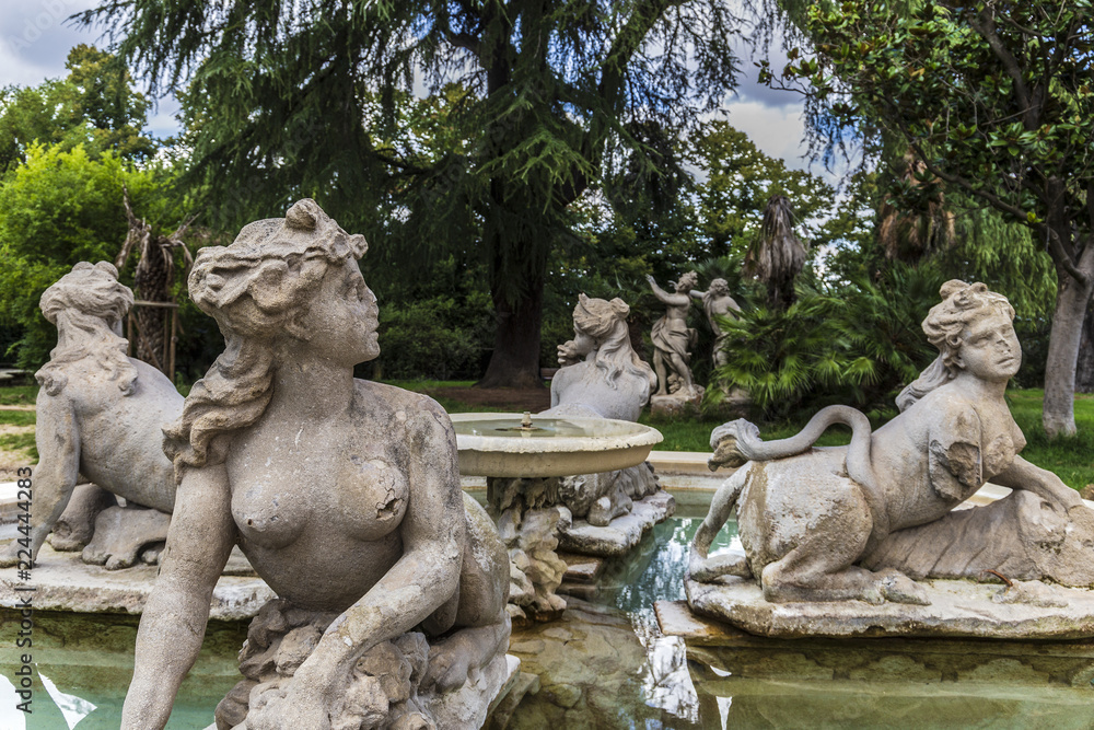 Villa Sciarra in Rome, Italy