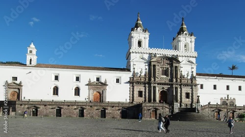 Saint Francis Church and Monastery, Plaza San Francisco, Old Town, Quito, Pichincha Province, Ecuador