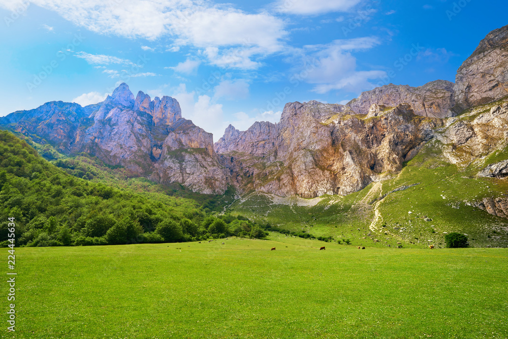 Fuente De mountains in Cantabria Spain