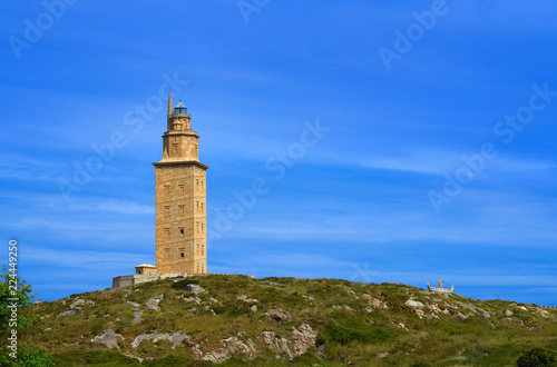 La Coruna Hercules tower Galicia Spain © lunamarina