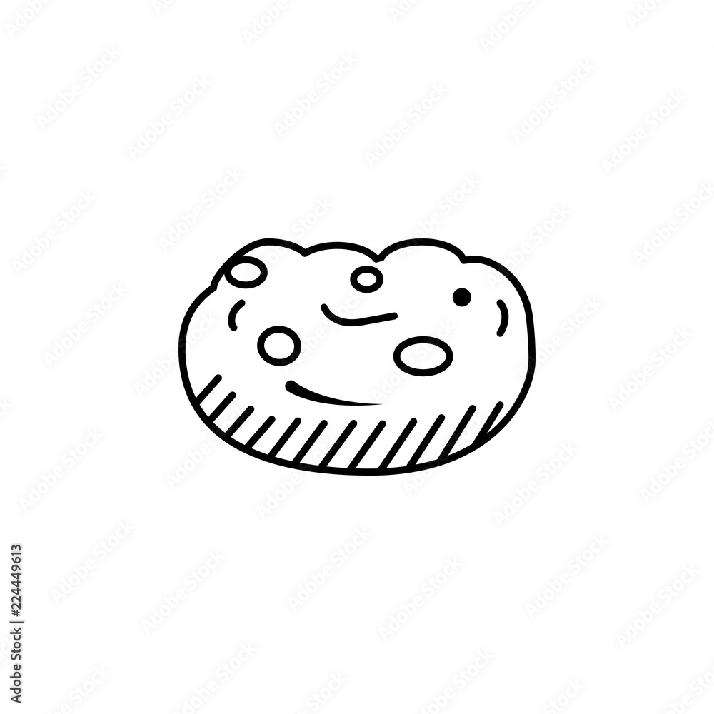 Cake, cookie, dessert icon. Element of thanksgiving day for mobile concept and web apps illustration. Thin line icon for website design and development, app development Cake, cookie, dessert icon. Element of thanksgiving day for mobile concept and web apps illustration. Thin line icon for website design and development, app development