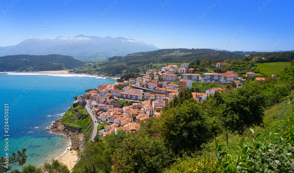 Lastres Colunga village in Asturias Spain
