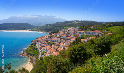 Lastres Colunga village in Asturias Spain © lunamarina