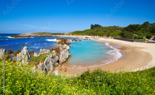 Playa de Toro beach in Llanes Asturias Spain photo