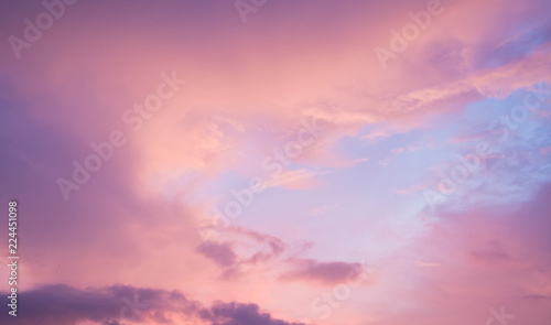 Cloudy sky  morning sun background © boyhey