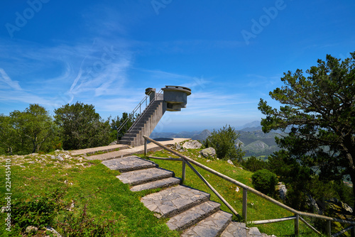 Mirador del Fitu viewpoint Fito in Asturias Spain photo