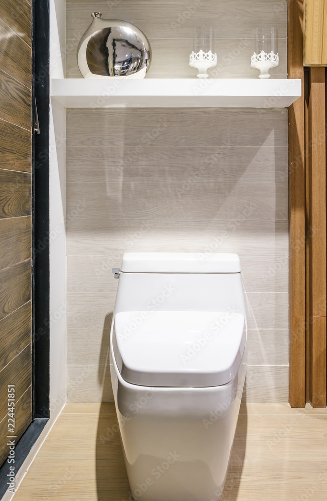White urinal and washbasin and shower in granite bathroom, Modern house bathroom interior, luxury bathroom White urinal and washbasin and shower in granite bathroom, Modern house bathroom interior, luxury bathroom