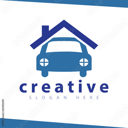 Home Car Logo vector © desbayy