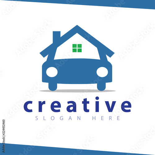 Home Car Logo vector