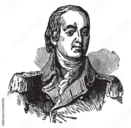 Lord Stirling, vintage illustration