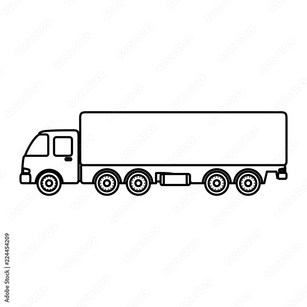 delivery service truck isolated icon delivery service truck isolated icon