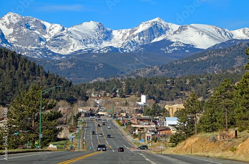 Estes Park, Colorado is the gateway to Rocky Mountain National Park.