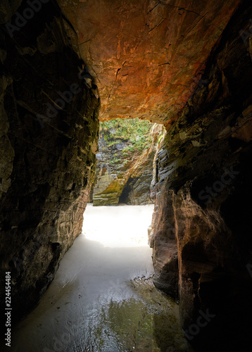 Playa las catedrales Catedrais beach in Galicia Spain