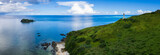Panoramic of Tropical lagoon of Ishigaki island of Okinawa