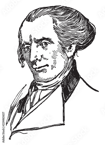 Elbridge Gerry, vintage illustration