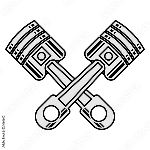 Piston Logo Illustration