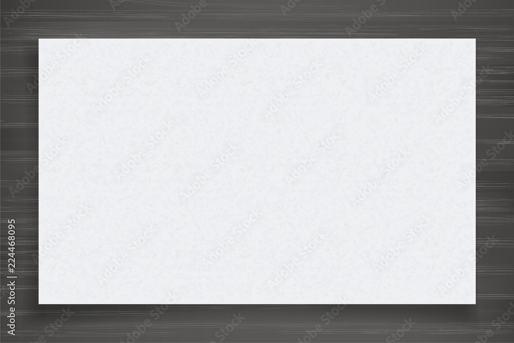 White paper sheet on wood texture background. Vector. White paper sheet on wood texture background. Vector.