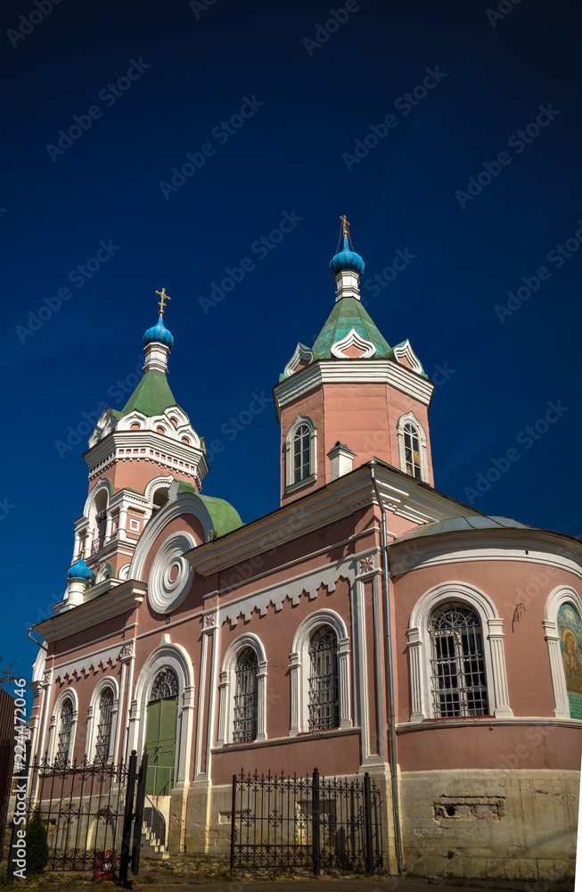 Exterior view to Joachim and Anna church mozhaysk , Moscow region, Russia