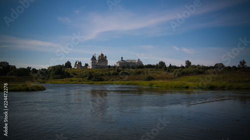 Wallpaper Mural Exterior view to Mozhajskij Luzhetsky Feropontov Monastery, mozhaysk Moscow region, Russia Torontodigital.ca
