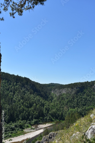 view from the top of mountain