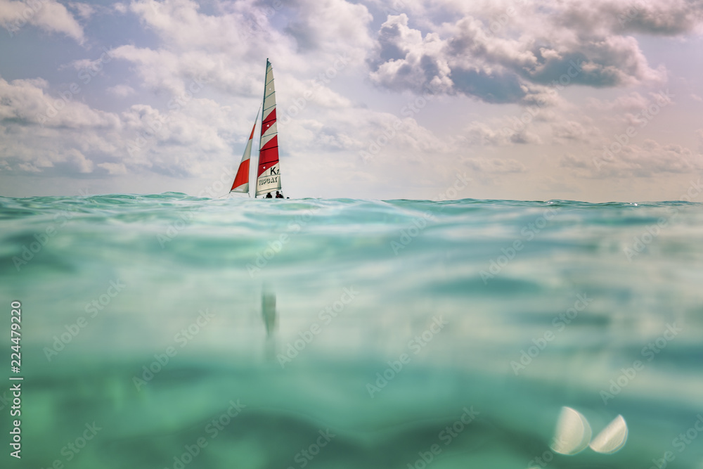 Naklejka premium Sailboat