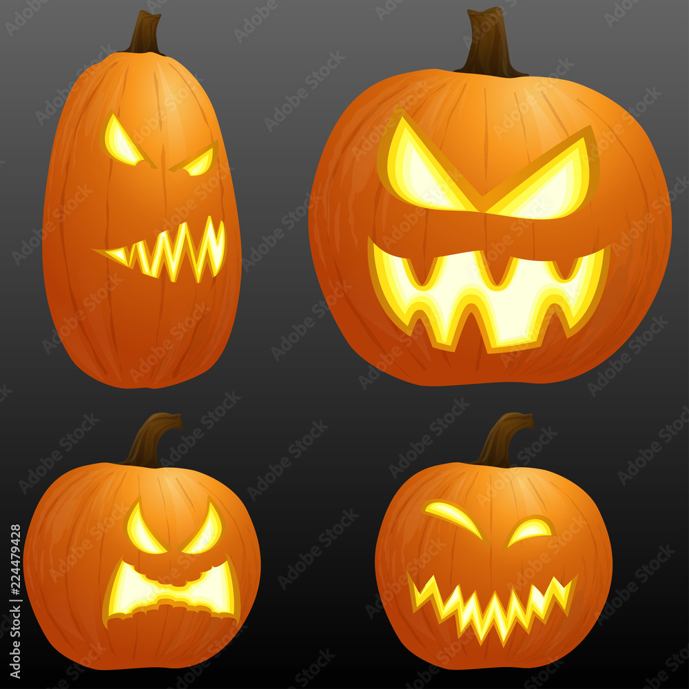 different Halloween pumkpins different Halloween pumkpins