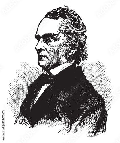 William Alfred Buckingham, vintage illustration