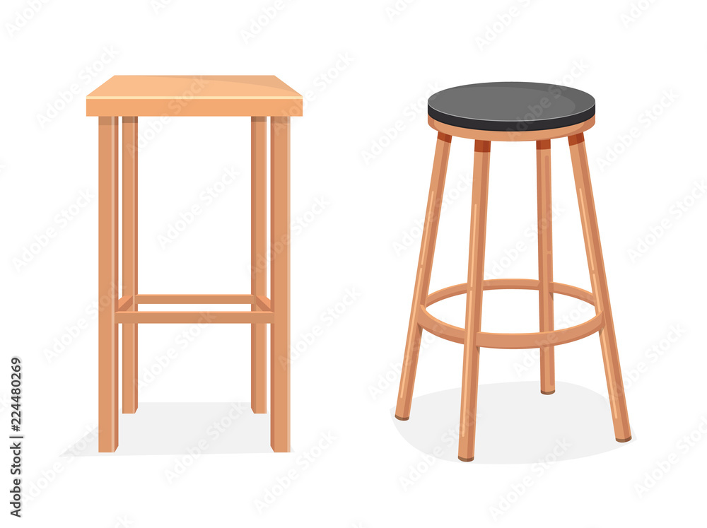 Two empty tall chairs Two empty tall chairs