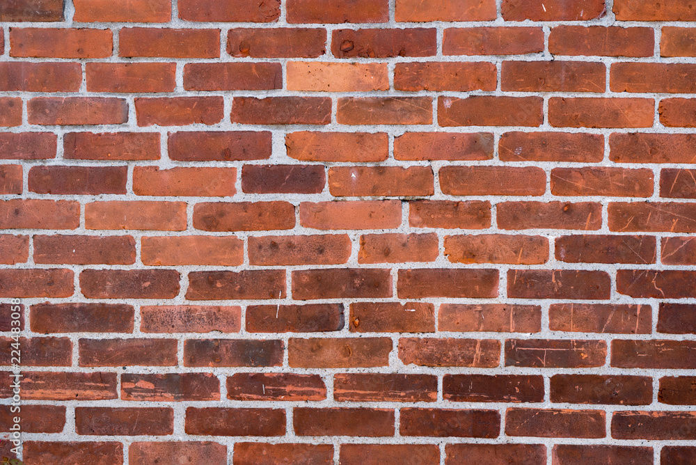red brick wall background red brick wall background